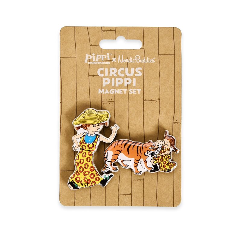 Pippi Långstrump & tiger magneter