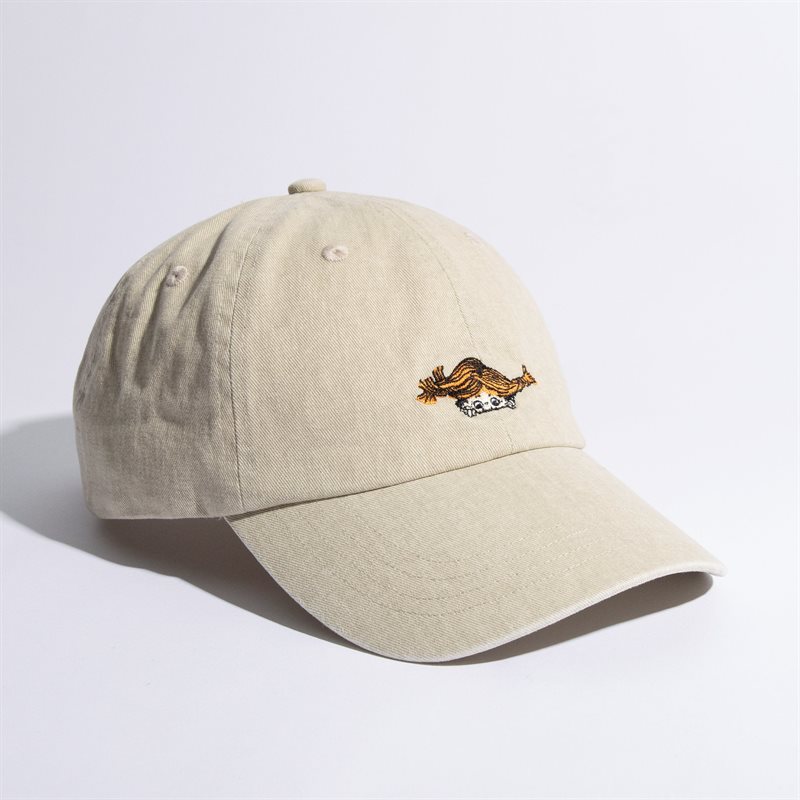 Pippi Långstrump denimkeps beige
