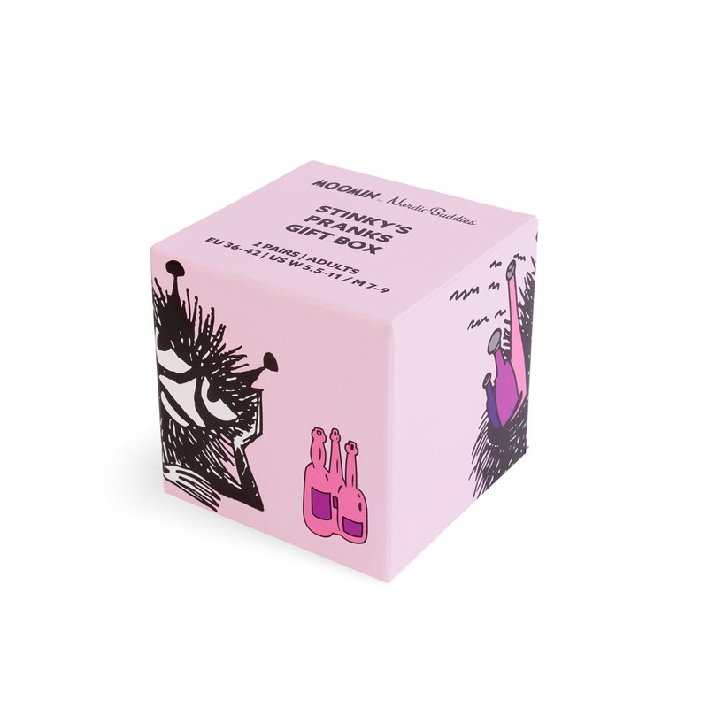 Stinky med flaskor damsockbox