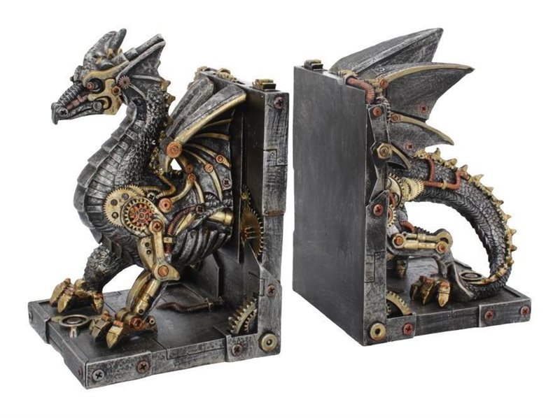 Bokstöd Dracus Machina 27cm