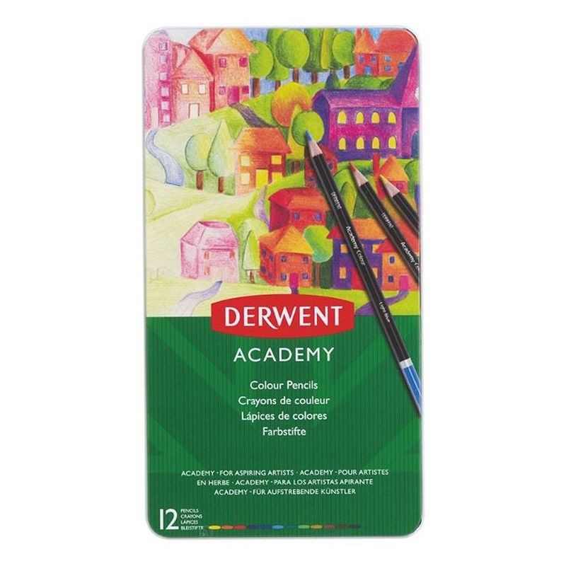 Färgpennor Derwent Academy 12st