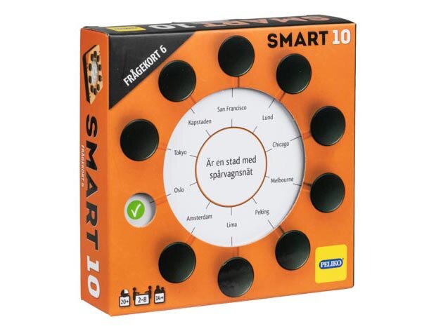 Sällskapsspel Smart 10 Frågekort 6