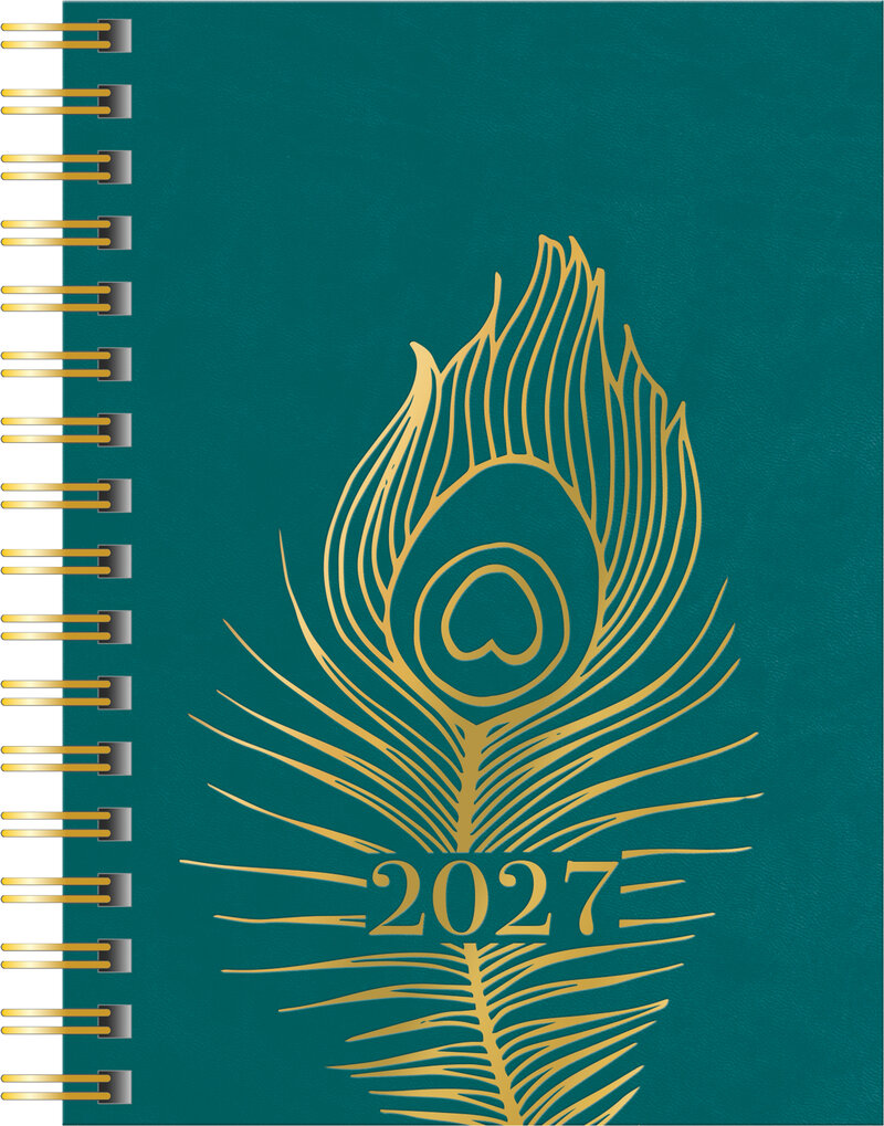 Agenda - Veckokalender A6 Peacock FSC