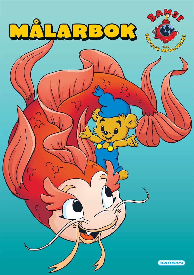 Målarbok Bamse och havets hemlighet