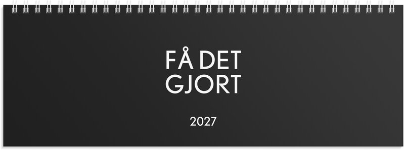 Bordsalmanackan Få det gjort 2027