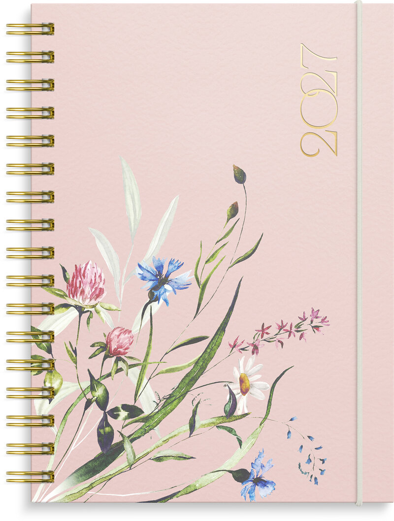 Kalender 2027 Weekly A6 Story ängsblomma