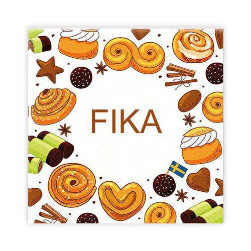 Kaffeservett 20p FIKA
