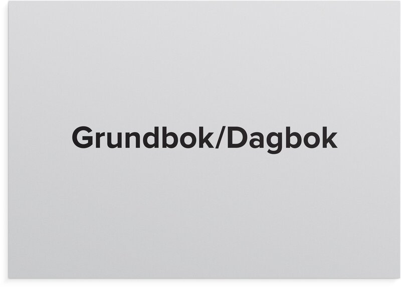 Grundbok/Dagbok A4L