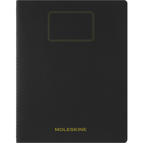 Moleskine Student Cahier XXL olinjerad svart