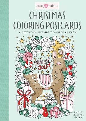 Christmas Coloring Postcards: 20 Festive Holiday Cards to Color, Sign, and Send
