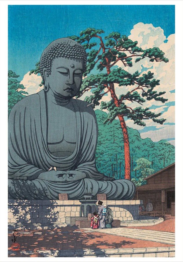 The Great Buddha, Kamakura Notecard
