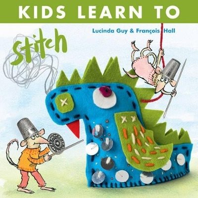 Kids learn to stitch