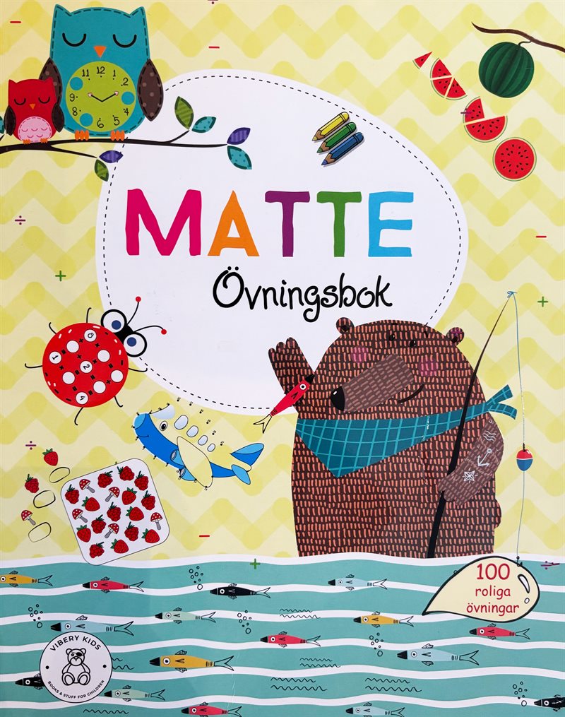 Matteövningsbok - Lär dig räkna