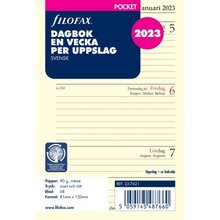 Dagbok Pocket 2023 Vecka Per Uppslag Svensk