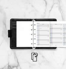 Filofax - Årsplan Mini 2027, Engelsk