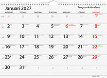Väggkalender - Programkalendern FSC