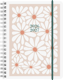 Elevkalender A6 Daisy FSC Almanacksförlaget