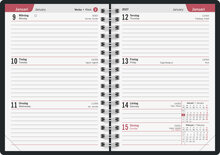Agenda - Veckokalender A6 Peacock FSC