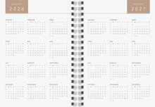 Designkalender - A6 Black&White 12 mån FSC