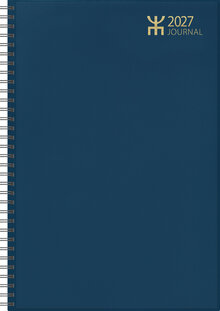 Bordskalender - Journal A4 Blå FSC