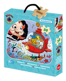 Träpussel Bamse och havets hemlighet 30 bitar