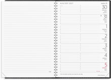 Stor Veckokalender 2027 svart konstläder