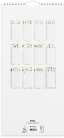Familjekalender 2027 Magic Garden