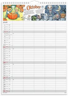 Familjekalender 2026 Stickers