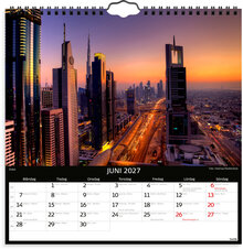 Väggkalender 2027 Skylines