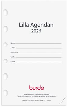 Kalender 2026 Compact kalendersats Lilla Agendan