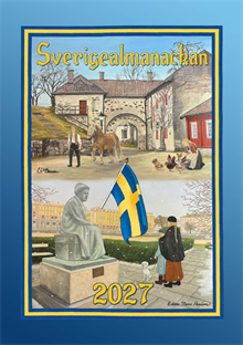 Väggkalender Sverigealmanackan 2027 A4 21x30cm
